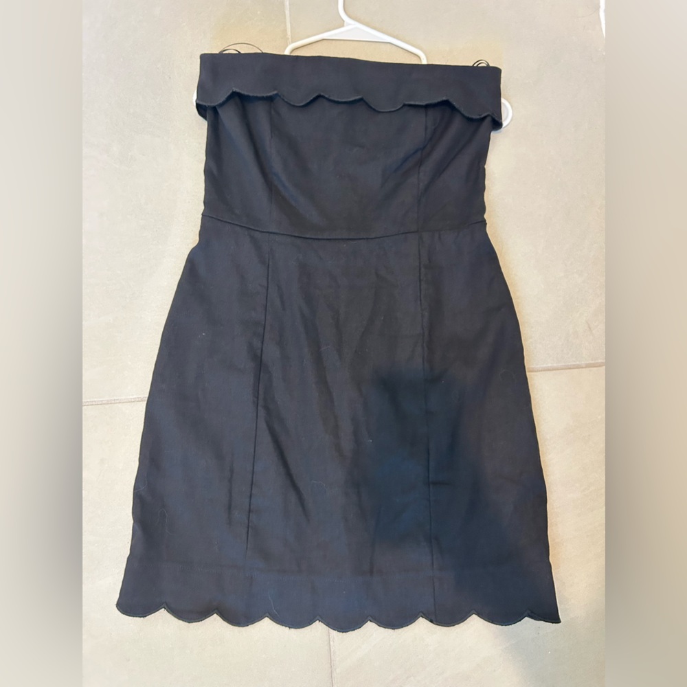 Miami Black Strapless Mini Dress